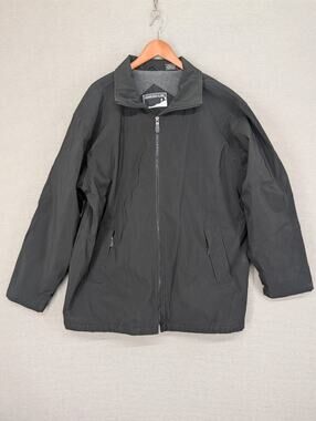 Mountain Club Waterproof Coat XL Heavy Fleece Lined Black